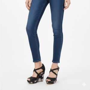 Call it Spring Black Floral Platform Wedge Sandals Size 6